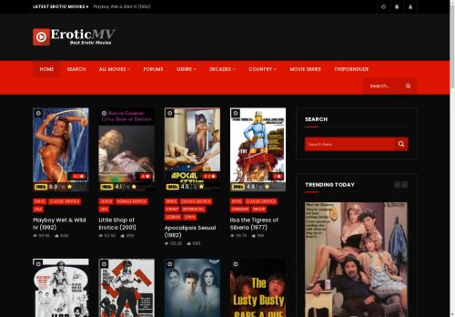Erotic Retro Movies